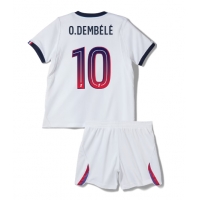 Camisa de Futebol Paris Saint-Germain Ousmane Dembele #10 Equipamento Secundário Infantil 2026-27 Manga Curta (+ Calças curtas)